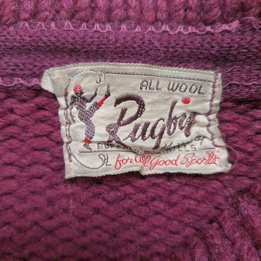 [S] All wool Rugby Strickpullover