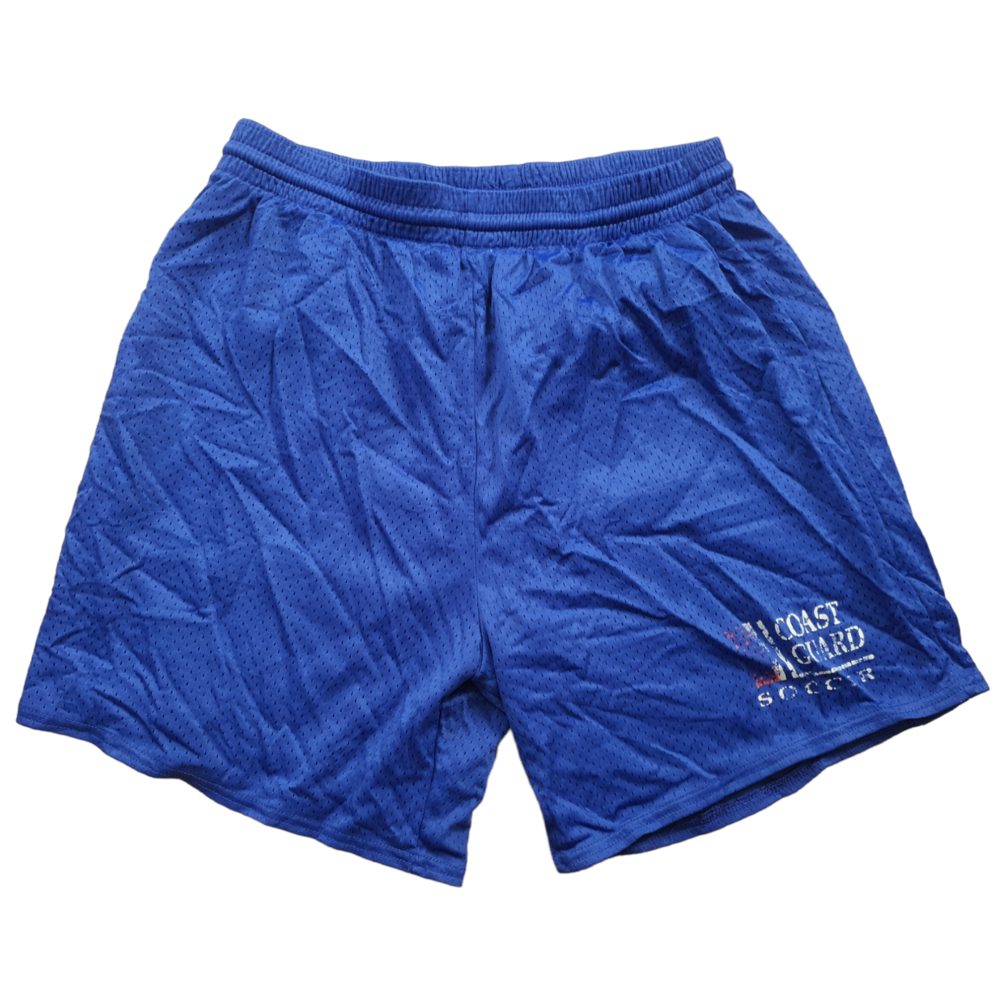 [L] blue shorts