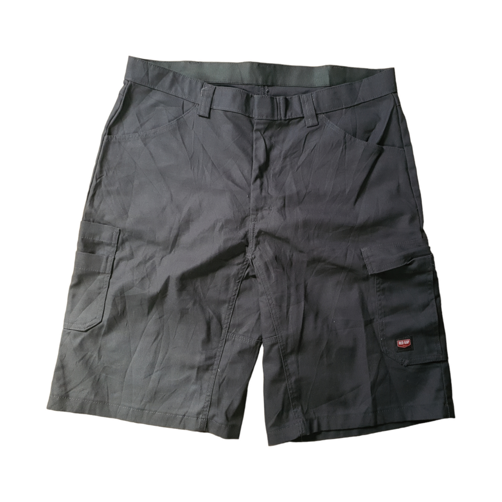 [L] red Kap shorts
