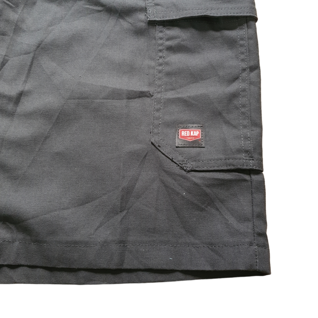 [L] red Kap shorts