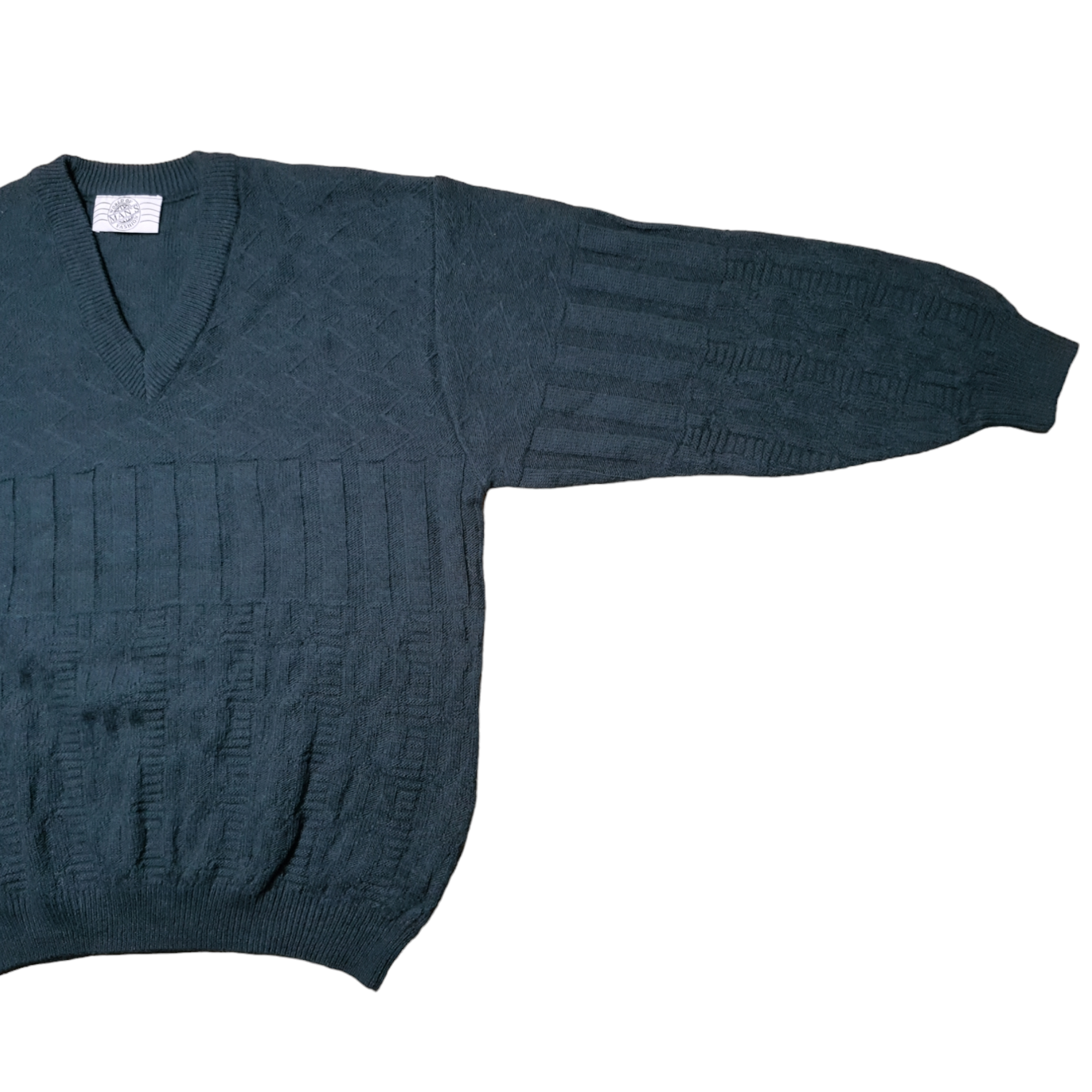 [L] World of man's fashion knitted sweater