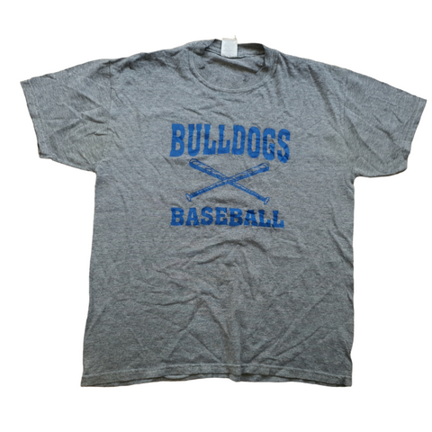 [XL] Jerzees Bulldogs Baseball T-Shirt - NJVintage