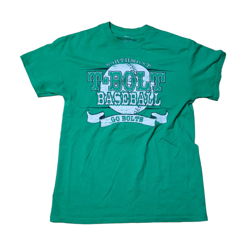 [S] T-Bolt Baseball T-Shirt mit Backprint